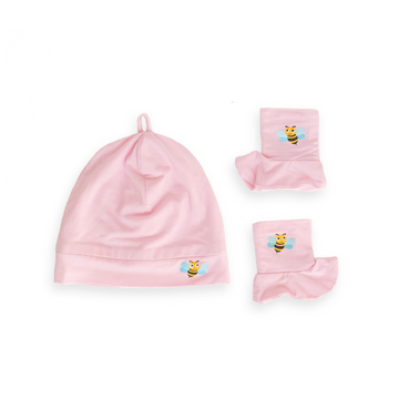 Hat and 2 pairs of sleepers for girl and boy - Baa Bee